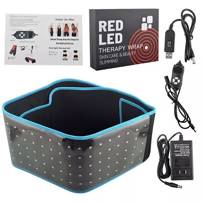 Laser Lipo LED Red Light Therapy Belt Pain Relief Near Infrared NIR Weight Loss • $72.89