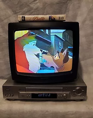 $99 • Buy Sharp 13  13G-M60 CRT TV With Remote /  Video Link In Description