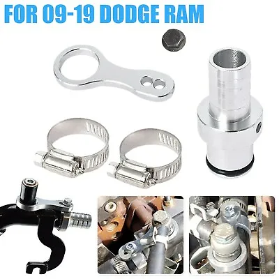 $15.99 • Buy Coolant Bypass Hose Barb Adapter Kit For 09-19 Dodge Ram Cummins