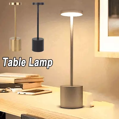 Portable Led Cordless Table Lamp Dimmable Rechargeable Bar Dinning Desk Light • $5.90