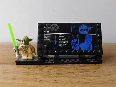 Lego Star Wars Mini Figure Yoda With Light Saber 75017 • $50