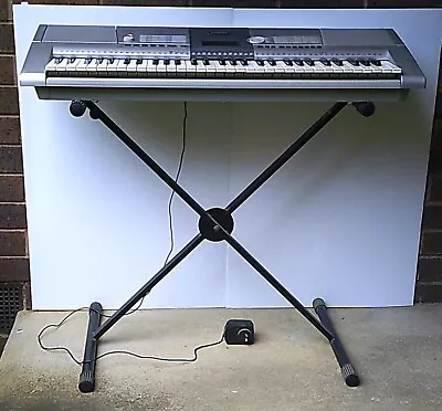 Yamaha PSR-295 Keyboard With AC Adapter With Stand & Manual - Great Condition • $300