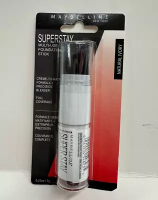 Maybelline SUPERSTAY Multi Use Foundation Stick Cream To Matte NATURAL IVORY • $8.50