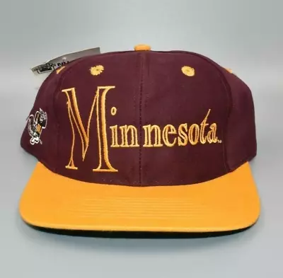 Minnesota Golden Gophers Nu Image Vintage 90's Snapback Cap Hat - NWT • $29.95