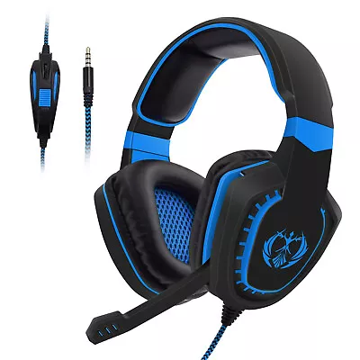 $22.39 • Buy 3.5mm Gaming Headset MIC LED Headphones Surround For PC Mac Laptop PS4 AU