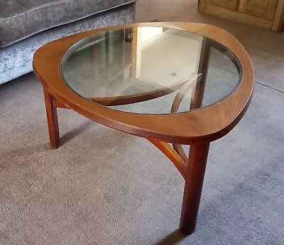 Vintage Mid Century Teak And Glass Coffee Table By Nathan Furniture • £100