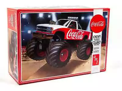 AMT 1184   1988 Chevy Silverado Monster Truck (Coca-Cola) Plastic Model Kit 1/25 • $19.85