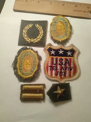 Lot Of 5 Patches & 1 Star Military/American Legion  • $25