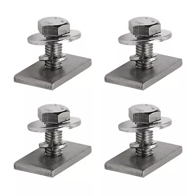 Slot Channel Nut 4mm M8x20mm Bolt Kit Rhino Thule Yakima Roof Rack Awning SS 16X • $20.20