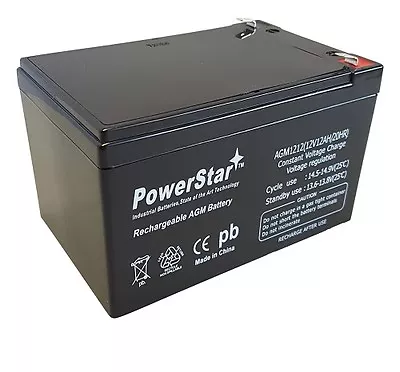 PowerStar Rechargeable 12V 12AH Battery For Merits P3211 EZ-GO Power Wheel Chair • $34.87