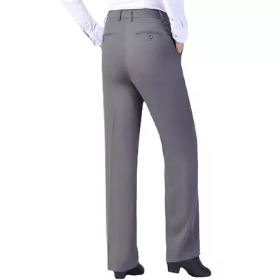 Men Latin Pants Trousers Dance Straight Casual Stage Modern Ballroom Practice • $51.29