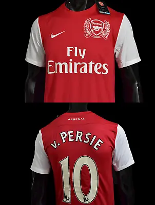 GUNNERS 2011-12 Nike Arsenal Home Shirt Van PERSIE 10 SIZE S (adults) • $145