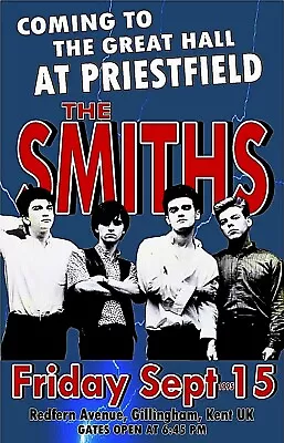 THE SMITHS 1995 PRIESTFIELD UK Concert Poster Gig Poster • $40.38