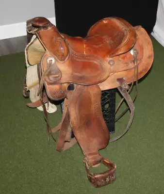 VINTAGE USED  Colorado Saddlery Western Ranch Saddle • $695