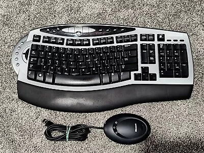 Microsoft Wireless Comfort Keyboard 4000 And Usb Receiver TESTED • $30