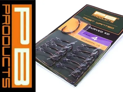 £5.99 • Buy PB Products Curved KD Hook *ALL SIZES* Carp Tackle Barbed Hooks