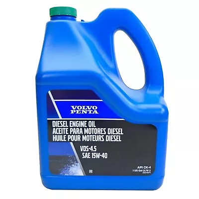 Volvo Penta 23219274 VDS-4.5 SAE 15W-40 Motor Oil  • $42.12