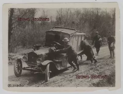 Vintage 1910s WWI Ford Motor Company Automobiles & Ambulances Photos #15 (2pc) • $19.97