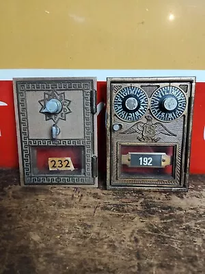 Vintage Eagle Post Office Box Doors Lot Of 2 • $20.50