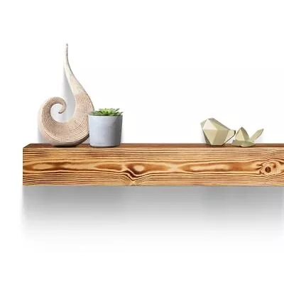 Fireplace Mantel Natural Wood Floating Shelves Easy To Install Rustic Shelv... • $270.25