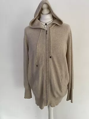 M&S Autograph Womens  100%Cashmere Cardigan Jumper Sweater  Color Butte Size 16. • £35