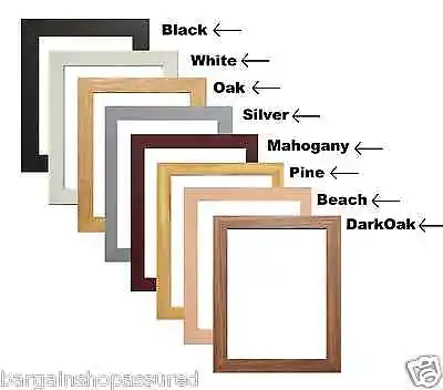 Picture Frames Poster Frames Wooden Effect All Sizes A1 A2 A3 A4 A5 Uk Made  • £4.95