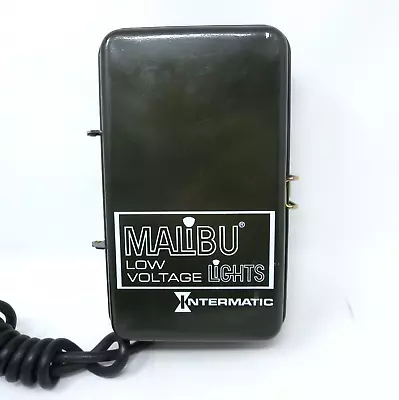 Intermatic Malibu LV-371T 12V Low Voltage Lighting Transformer Timer • $34.39