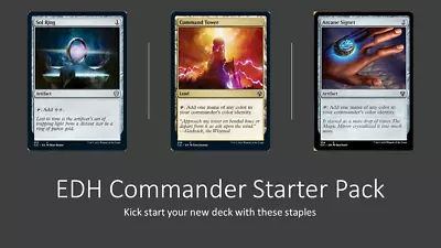 [Starter Pack] EDH/Commander Staples - Bulk Pack - Magic The Gathering Cards MTG • $9.99