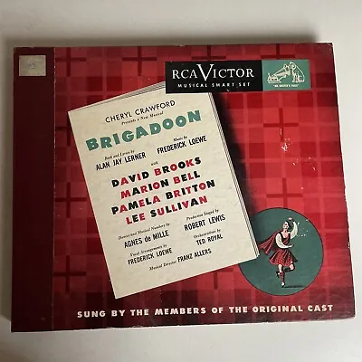 10  78 RPM 5 Record Set-Brigadoon (Original Cast) David Brooks/RCA Victor P178 • $10