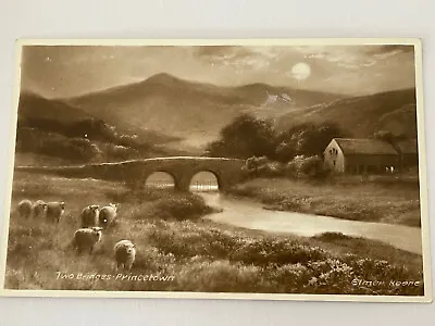 £3 • Buy Two Bridges Princetown Dartmoor Elmer Keene UK Postcard ￼