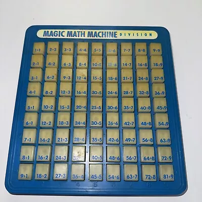 Magic Math Machine Division  Educational Keyboard Press & See Math Table • $12