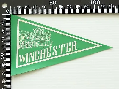 Small Vintage Winchester England Uk Souvenir Vinyl Pennant Wall Flag • $4.17