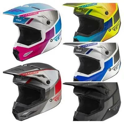 FLY Racing Kinetic Drift Motocross Helmet Youth MX ATV SXS Dirt Bike Offroad  • $100