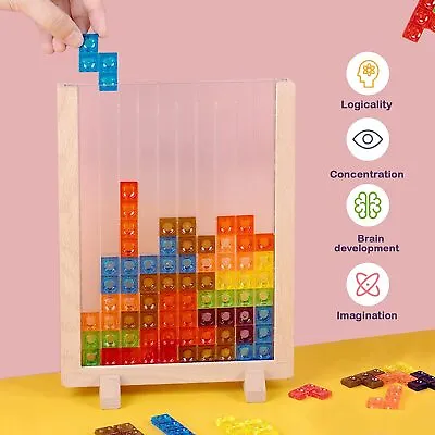 $27.99 • Buy 3D Tangram Tetris Game Math Toy Russian Blocks Puzzle Jigsaw Education Toys