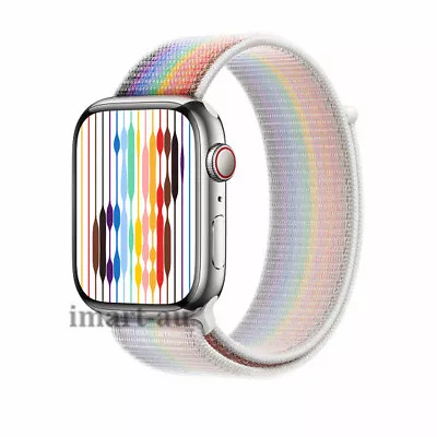$4.99 • Buy For Apple Watch Nylon Sports Band Strap Series 8 7 6 5 4 3 2 38/40/41/42/44/45