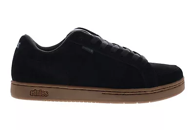 Etnies Kingpin 4101000091566 Mens Black Suede Lace Up Skate Sneakers Shoes • $46.99