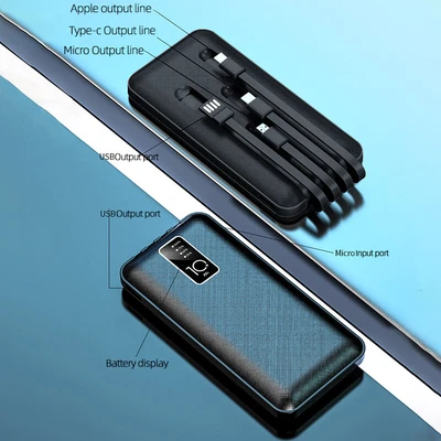 $14.99 • Buy Power Bank 9000000mAh 4 USB Backup External Battery Pack Charger For Cell Phones