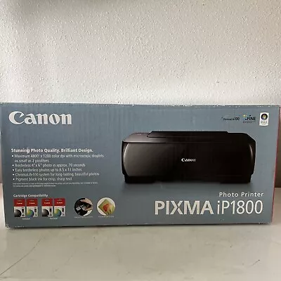 Canon Pixma Ip1800 Digital Photo Inkjet Printer - Brand New Sealed In Box! • $69.99