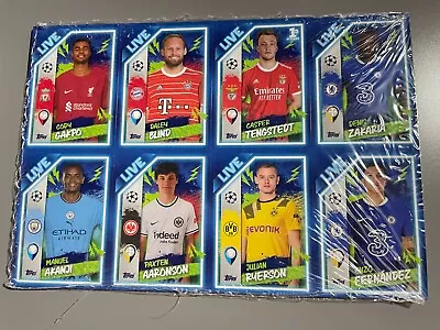 Topps UEFA Champions League 2022 2023 LIVE Sticker Pack 2 Update L25-L48 Sealed • $10