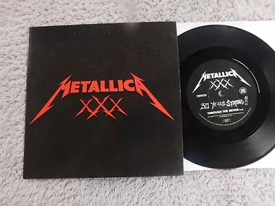 Metallica LIVE  - So What/Through The Never -  Picture Sleeve PS 7  • $31