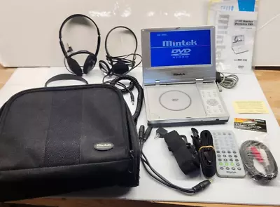 MINTEK 7  TFT Monitor Portable DVD Player With Case Manuals Remote  # MDP-1770 • $10
