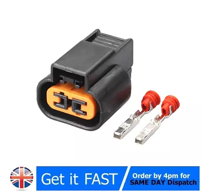 2 Pin Female Plug Connector Fog Lamp ABS Sensor For Mitsubishi PB625-02027 • £4.99