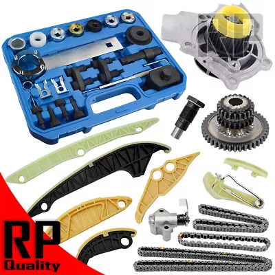 Water Pump With Gasket Timing Chain Kit Tool Fit Skoda VW Jetta Tiguan Yeti 2.0L • $129.73