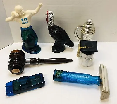 Vintage Avon After Shave Cologne Decanter (6) Full Bottles Lot Of 7 • $30