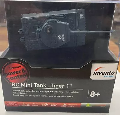 Invento Products 500072 RC Solid Blue Tiger 1 Mini Tank • $19.99