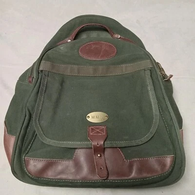 $65 • Buy Vintage Orvis Battenkill Canvas Leather Backpack 