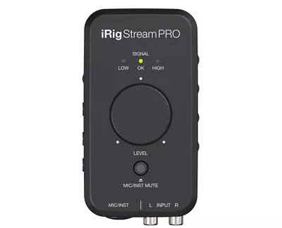 IK Multimedia IRig Stream Pro Streaming Audio Interface • $149.99