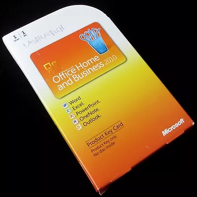 £36.99 • Buy Microsoft Office 2010 Home & Business, UK Retail Product Key Card + USB Drive