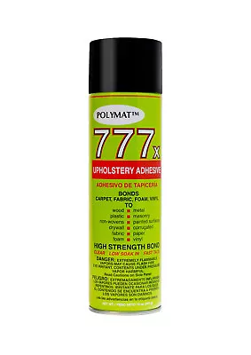 Polymat 777 SPRAY GLUE INDUSTRIAL ADHESIVE BONDS FIBERGLASS INSULATION TO METAL • $17.77