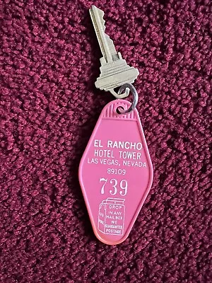 Vintage El Rancho Hotel Tower Las Vegas Nevada Key With Fob Room 739 • $20